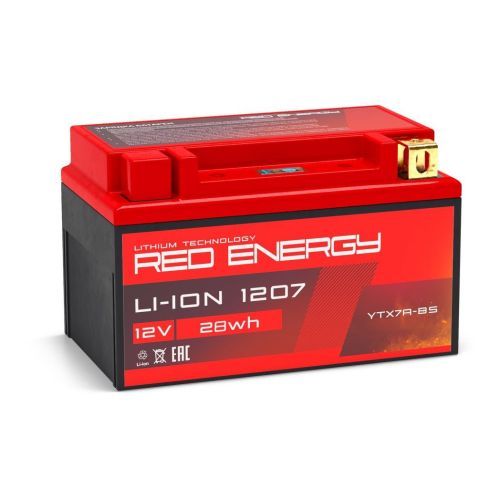 Аккумулятор для мототехники Red Energy LI-ION 1207