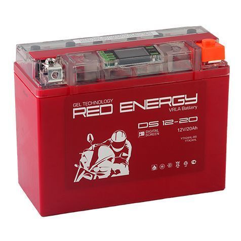 Аккумулятор для мототехники Red Energy DS 12-20 (Y50-N18L-A3, YTX24HL-BS, YTX24HL)