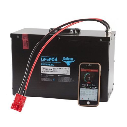 Аккумуляторная батарея LiFePo4 24V112Ah(100A) без дисплея, BMS смарт