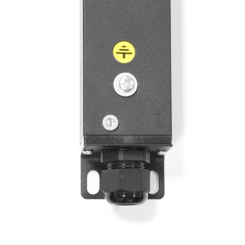 Блок розеток однофазный горизонтальный, 19", 8 розеток C13, 2 розетки C19