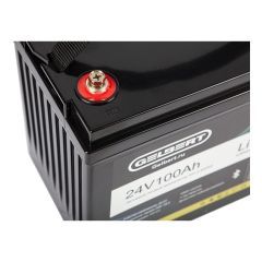 Литиевый тяговый аккумулятор Gelbert LiFePO4 (24V/100Ah/120А/2,400Wh) Bluetooth