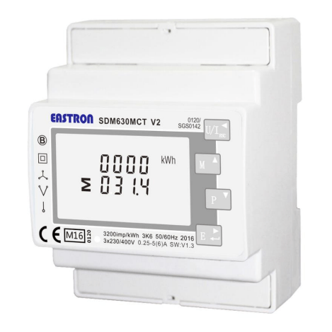 Измеритель мощности (контроллер излишков) SDM630MCT для Deye