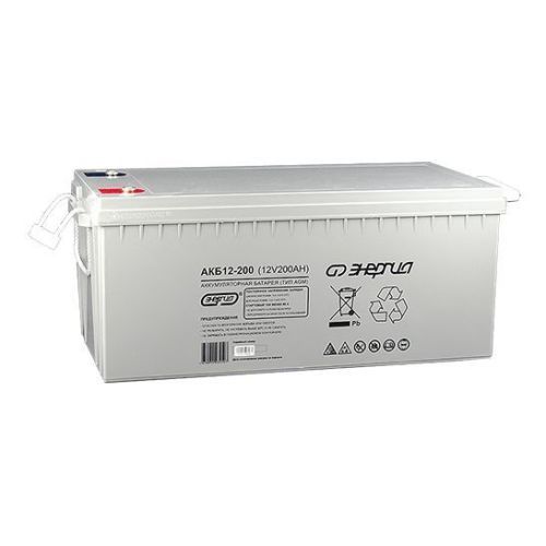 Аккумуляторная батарея Энергия 12-200 12В 200Ач