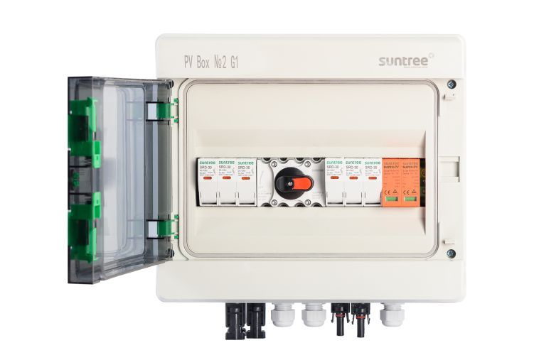Распределительный щит постоянного тока для подключения солнечных панелей PVBox No2 G1