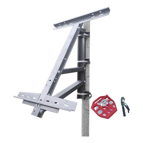 Кронштейн Егерь 4 для крепления солнечных батарей на столб