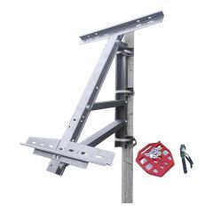 Кронштейн Егерь 4 для крепления солнечных батарей на столб