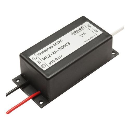 Инвертор СибКонтакт ИС2-24-300Г3 DC/AC, 24В/220В, 300Вт