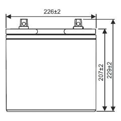 Аккумулятор WBR GP 12550