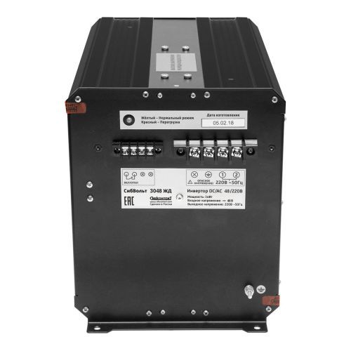 Инвертор СибВольт 3048 ЖД DC/AC 3000Вт 48В/220В