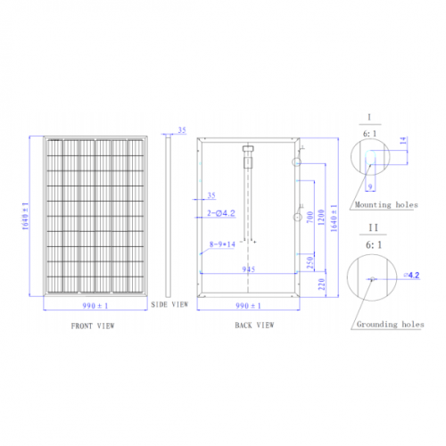 Солнечная батарея Delta SM 250-24 P 250 ватт 24В Поли