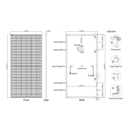 Солнечная батарея DELTA BST 500-66 M HC