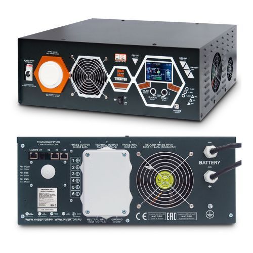 Инвертор МАП SIN Энергия TITANATOR 48В 10кВт с установкой на полку