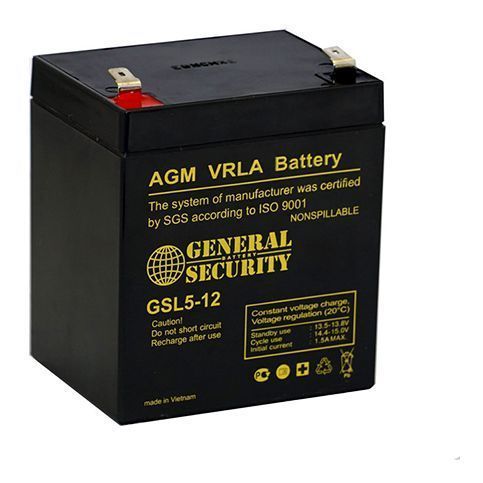 Аккумулятор General Security GSL 5-12