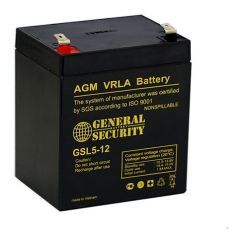 Аккумулятор General Security GSL 5-12