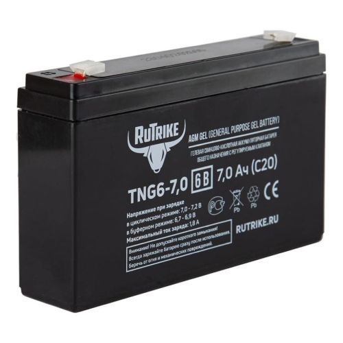 Аккумуляторная батарея RuTrike TNG6-7.0 (6V7.0A/H C20)