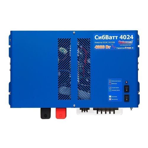 Инвертор СибВатт 4024 4000Вт/24В чистый синус