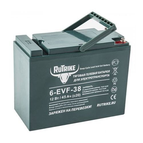 Аккумулятор тяговый RuTrike 6-EVF-38 (12V38A/H C3)