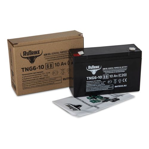 Аккумуляторная батарея RuTrike TNG6-10 (6V10A/H C20)