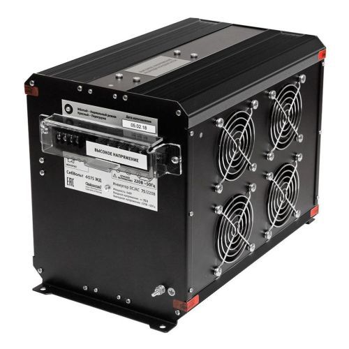 Инвертор СибВольт 4075 ЖД DC-AC 4000Вт/75В чистый синус