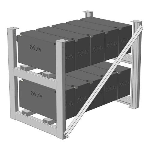 Батарейный стеллаж MBS-02H
