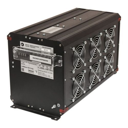 Инвертор СибВольт 6075 ЖД инвертор DC-AC, 75В/6000Вт