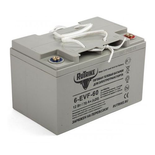 Аккумулятор тяговый RuTrike 6-EVF-60 (12V60A/H C3)