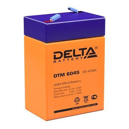 Аккумуляторная батарея Delta DTM 6045