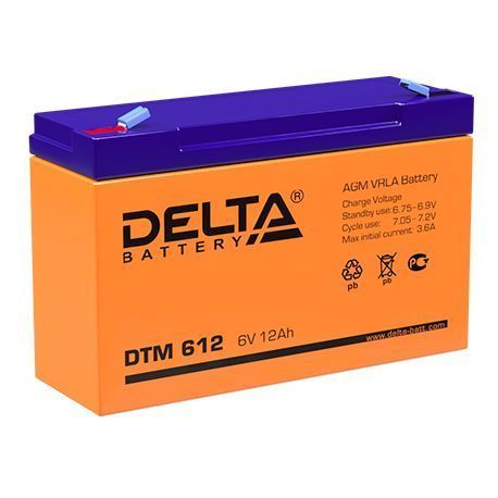 Аккумулятор DELTA DTM 612