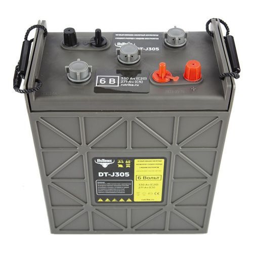 Тяговый WET аккумулятор Rutrike DT-J305 (J305H-AC) 6V215A/H C3