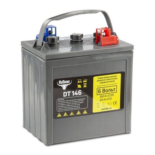 Тяговый WET аккумулятор Rutrike DT146 (T-145) 6V170A/H C3