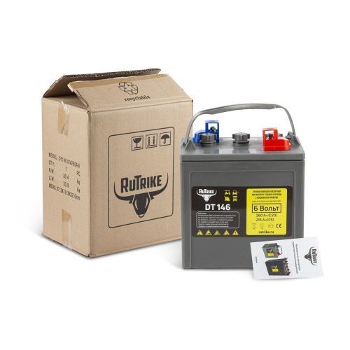 Тяговый WET аккумулятор Rutrike DT146 (T-145) 6V170A/H C3