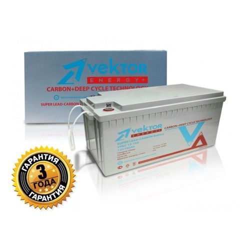 Аккумулятор VEKTOR CARBON VPbC 12-150