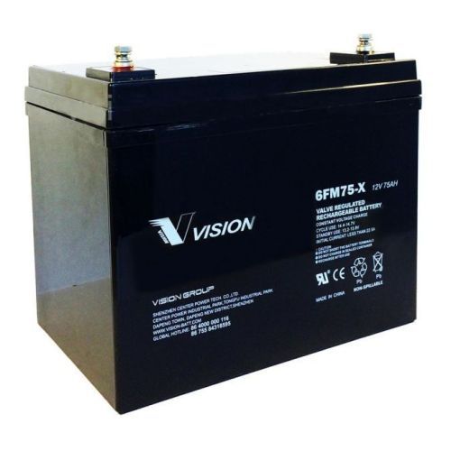 Аккумулятор VISION 6FM75-X