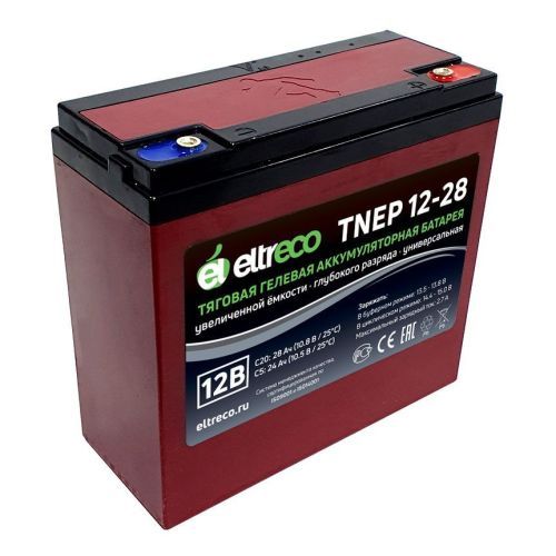 Тяговый аккумулятор Eltreco TNEP12-28 (12V23.5A/H C3)