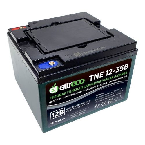 Тяговый аккумулятор Eltreco TNE12-35 (12V28.5A/H C3)