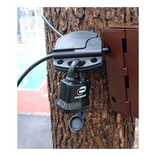 Стальной трос с регулируемой длинной для фиксации и защиты фотоловушек ЕГЕРЬКАМ ОХОТНИК / ЛЕШИЙ (SiFar WillFine 4.8 CG CS)