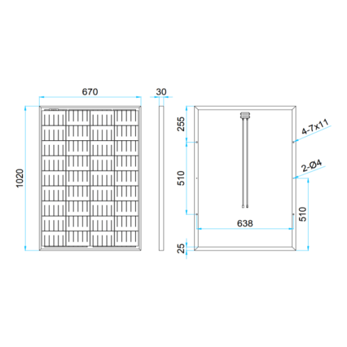 Солнечная батарея Delta SM 100-12P 100 Ватт 12В Поли
