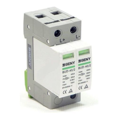 Грозозащитный разрядник Beny BUD-40/2R DC 40kA на линию постоянного тока до 160В