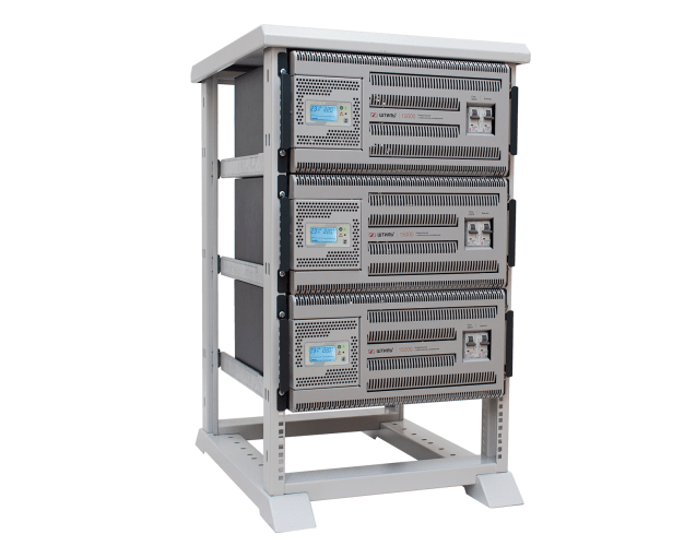 Комплект стабилизаторов IS15000RT в стойке (45 кВА)