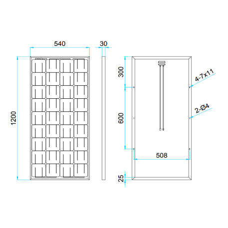 Солнечная батарея Delta SM 100-12M 100 Ватт 12В Моно