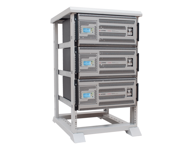 Комплект стабилизаторов IS12000RT в стойке (36 кВА)