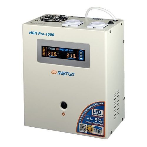 Комплект ИБП Энергия Pro-1000 12V + гелевый АКБ 120Ач