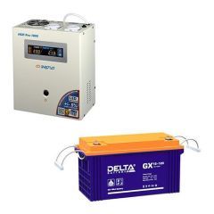 Комплект ИБП Энергия Pro-1000 12V + гелевый АКБ 120Ач