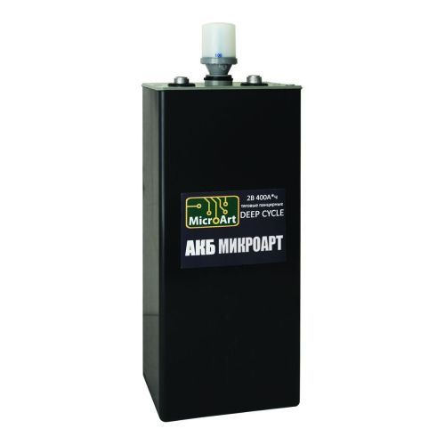 Аккумулятор тяговый панцирный Микроарт 2-400 (400 Ач 2В) 