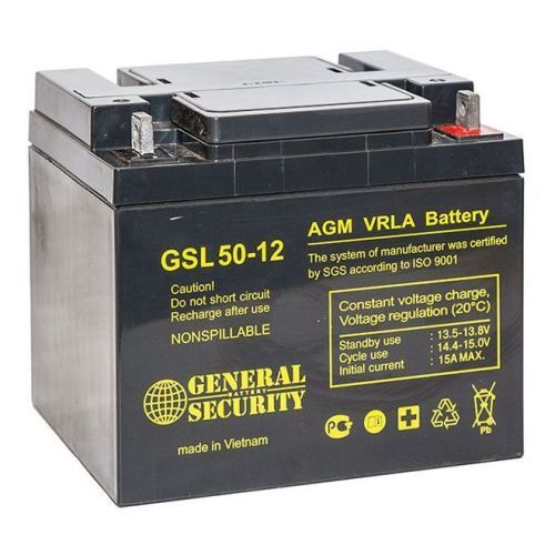 Аккумулятор General Security GSL 50-12