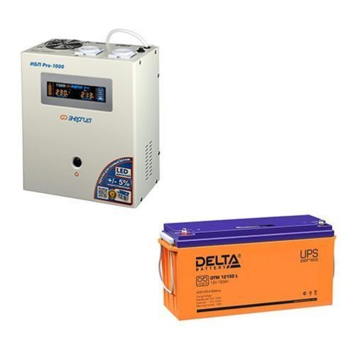 Комплект ИБП Энергия Pro-1000 12V + AGM АКБ 150Ач