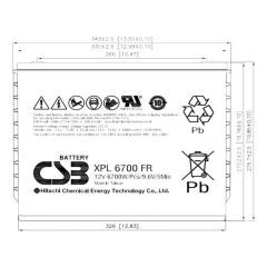 Аккумулятор CSB XPL 8400 FT FR