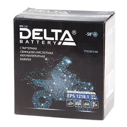 Аккумулятор для мототехники DELTA EPS 1218.1 (YTX20СH-BS)