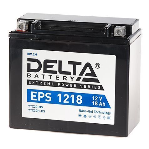 Аккумулятор для мототехники DELTA EPS 1218 (YTX20-BS, YTX20H-BS)