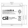 Аккумулятор CSB HRL 12200W FR